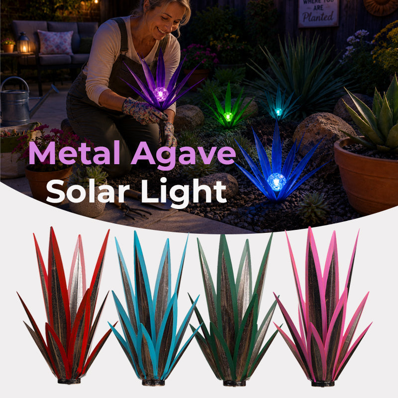 🔥 Limited Time 50% OFF — 🌵 Metal Agave Solar Garden Light ✨