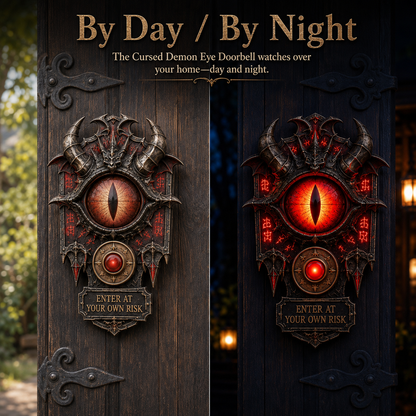🎃 Halloween Sale 49% OFF – Haunted Interactive Doorbell Collection | Creepy Light-Up Front Door Decor