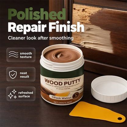 🚪Wood Repair Filler Putty – Fill Cracks, Chips & Worn Edges for a Smoother Finish