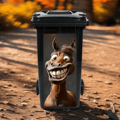 ⏳ Last Day 49% OFF – Creative Trash Can Sticker with Colourful Cartoon✨