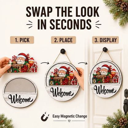 🔥Hot Sale - 50% OFF🔥 — 16 Pcs Interchangeable Welcome Sign for Front Door