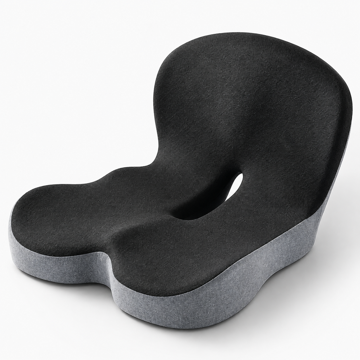 Memory Foam Seat Cushion – Non-Slip, Deep Seat, Back Support & Removable Cover