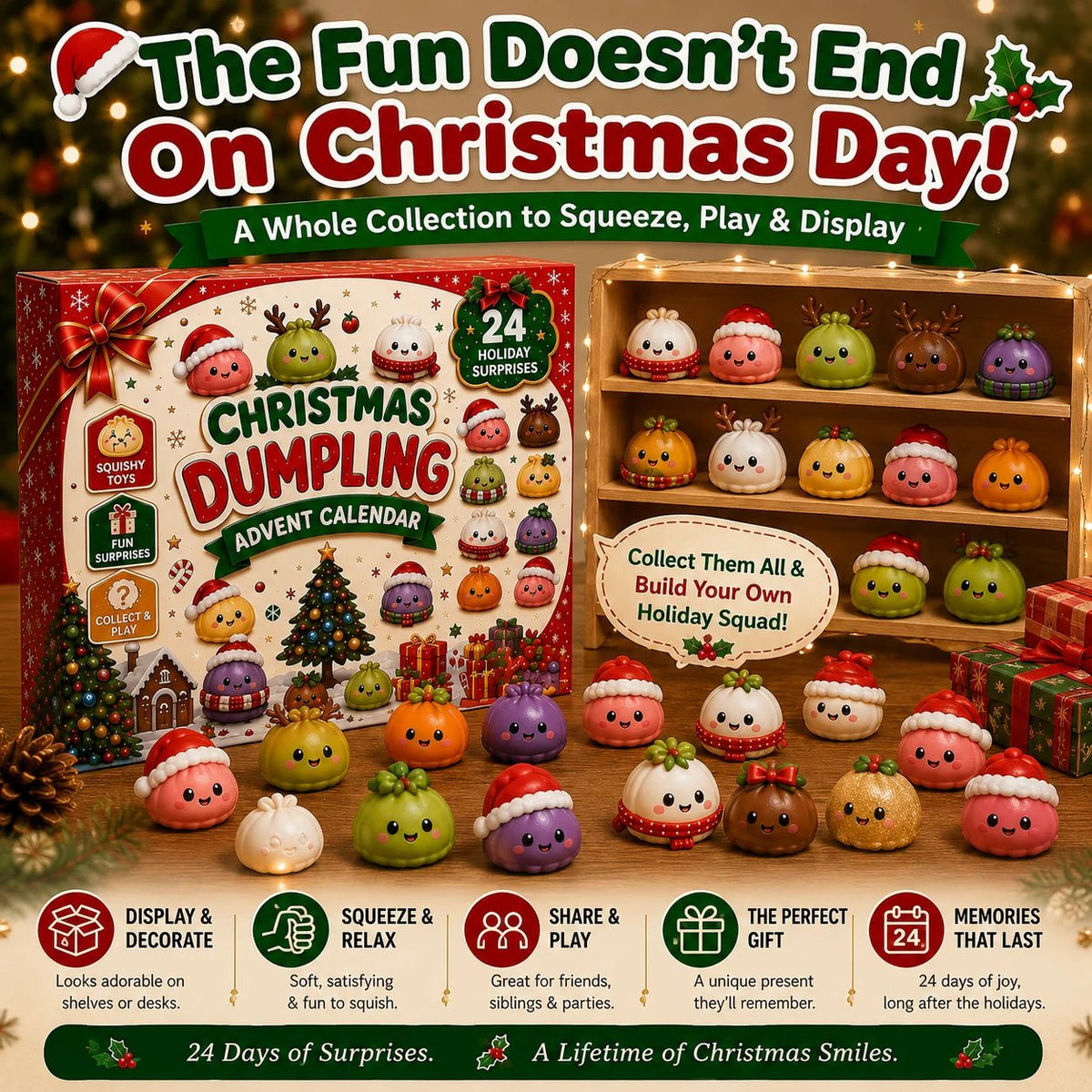 🎅 CHRISTMAS SPECIAL | 24 Days of Mini Squishies – Cute c