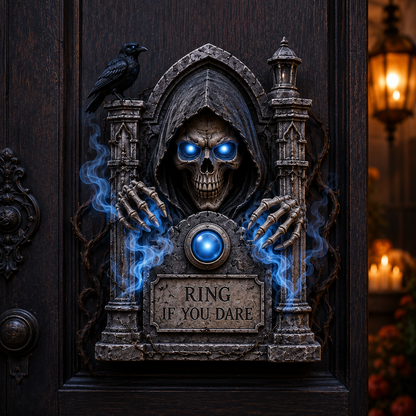 🎃 Halloween Sale 49% OFF – Haunted Interactive Doorbell Collection | Creepy Light-Up Front Door Decor