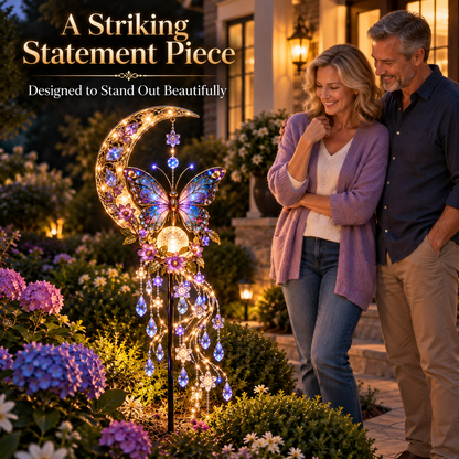 🦋 Butterfly Moonlight Cascade™ – Turn Your Garden Into a Glowing Moonlit Dream