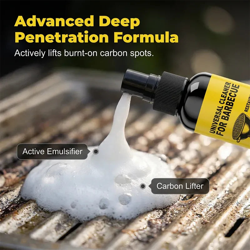 🔥 50% OFF – Heavy-Duty Grill & Grease Cleaner Spray – Spray, Wait & Wipe