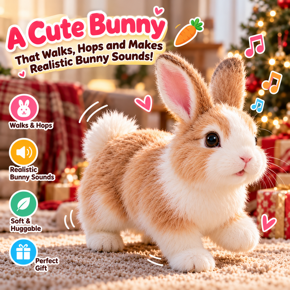 Fluffy bunny fur detail