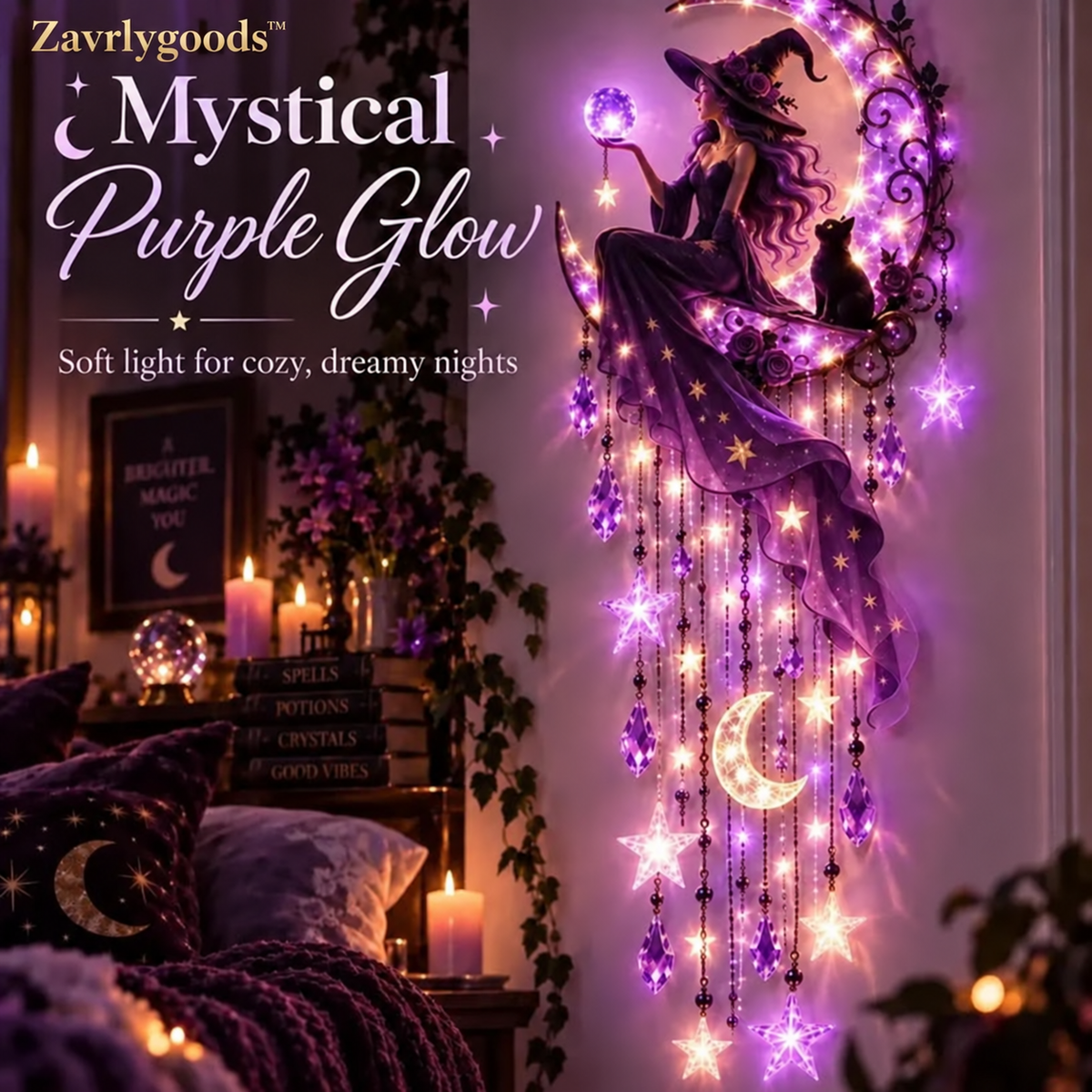 🌙✨ Add A Touch Of Witchy Magic To Any Empty Wall.