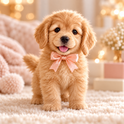 🎄 49% OFF – Golden Buddy™ Realistic Robot Golden Retriever Puppy