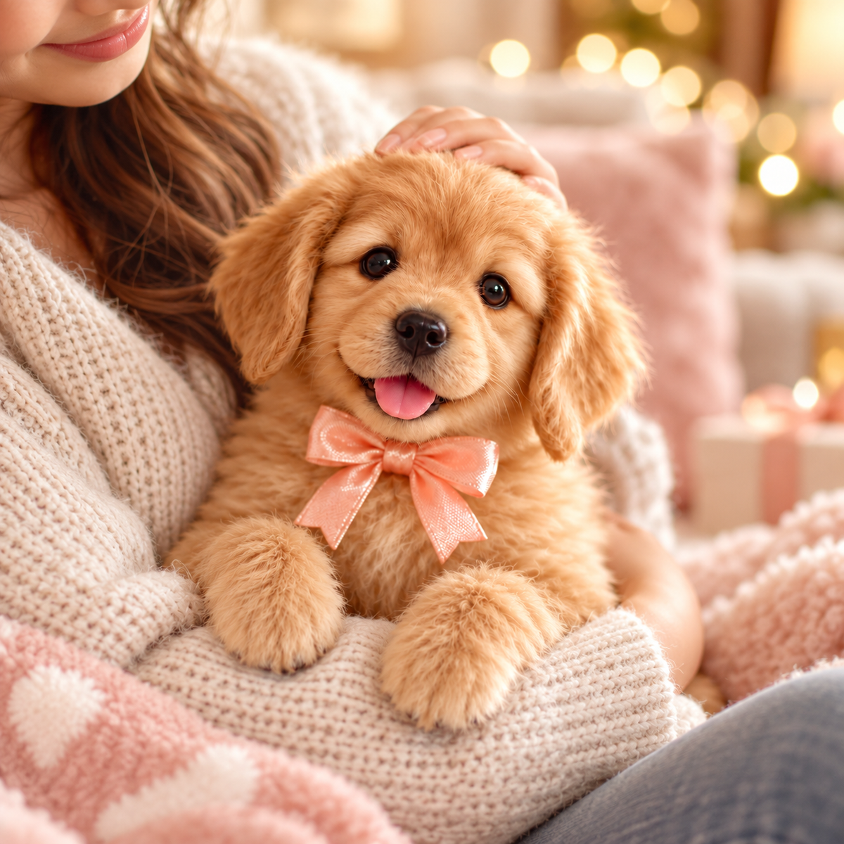 🎄 49% OFF – Golden Buddy™ Realistic Robot Golden Retriever Puppy