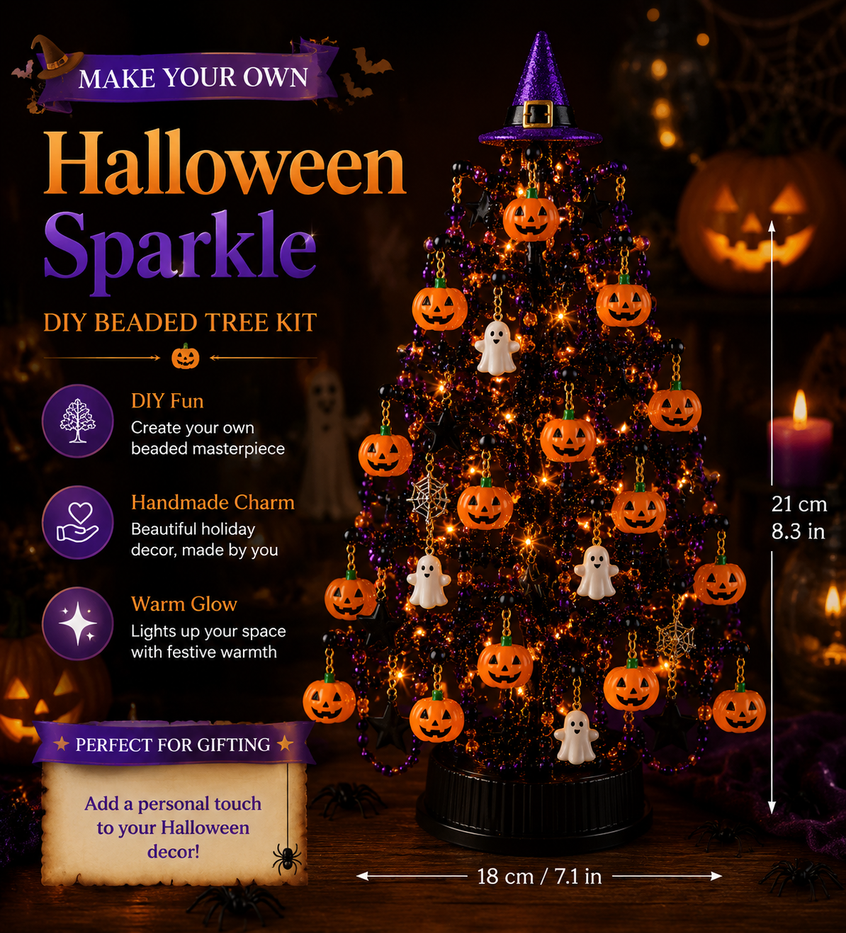 🎃 Halloween Sparkle Tree