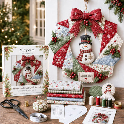 🔥LAST DAY 50% OFF - 🎄Christmas Fabric Wreath DIY Kit 💫