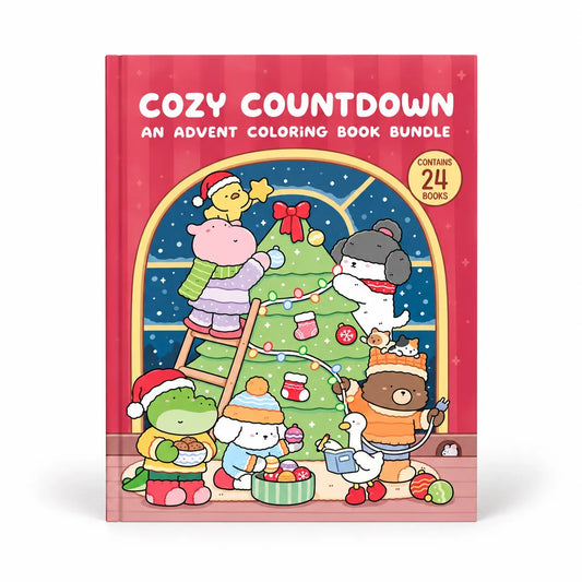 ⭐HOT SALE 50% OFF - 🎁🎨 24-Day Christmas Countdown Mystery Box mini Coloring Book Set(📦Buy 2 Free Shipping)