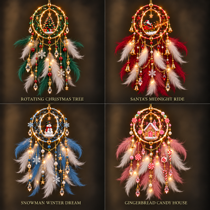 ✨️Christmas Dreamcatcher  Décor — A Small Token of Warmth, Protection & Holiday Blessings