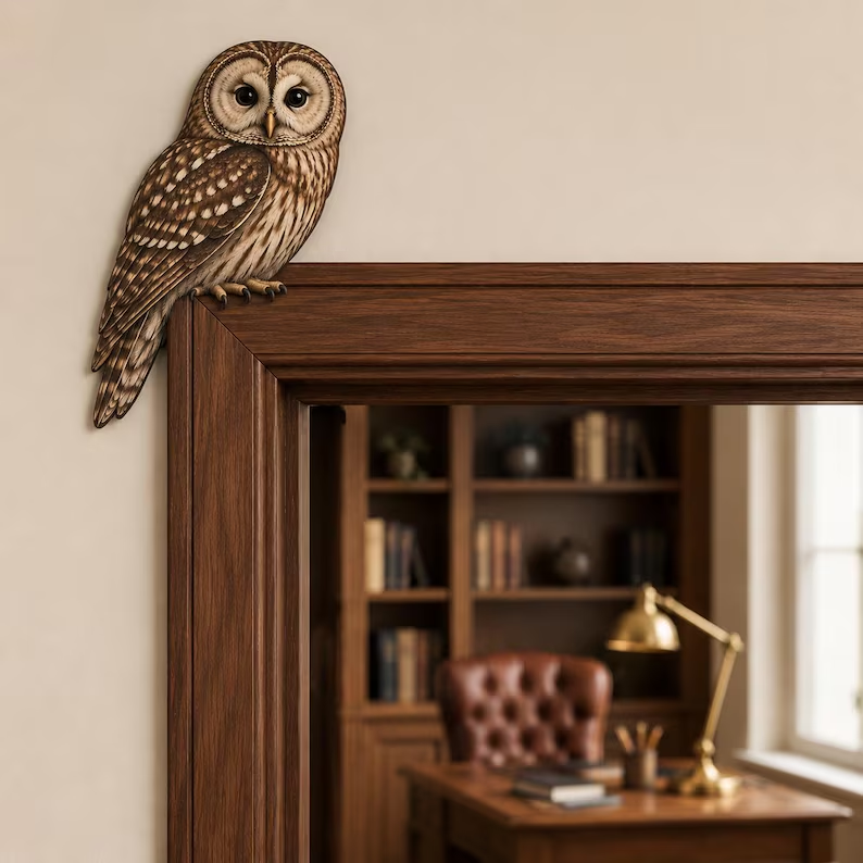 🥳2026 HOT SALE🥳💞50K+ SOLD!Wooden Bird Door Topper🐦