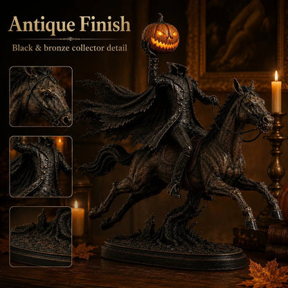 Midnight Chase Headless Horseman LED Statue - Halloween Decor
