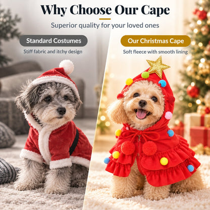 🎄 Christmas Hot Sale - 50% OFF🐶Christmas Tree Pet Cloak Costume for Dogs and Cats