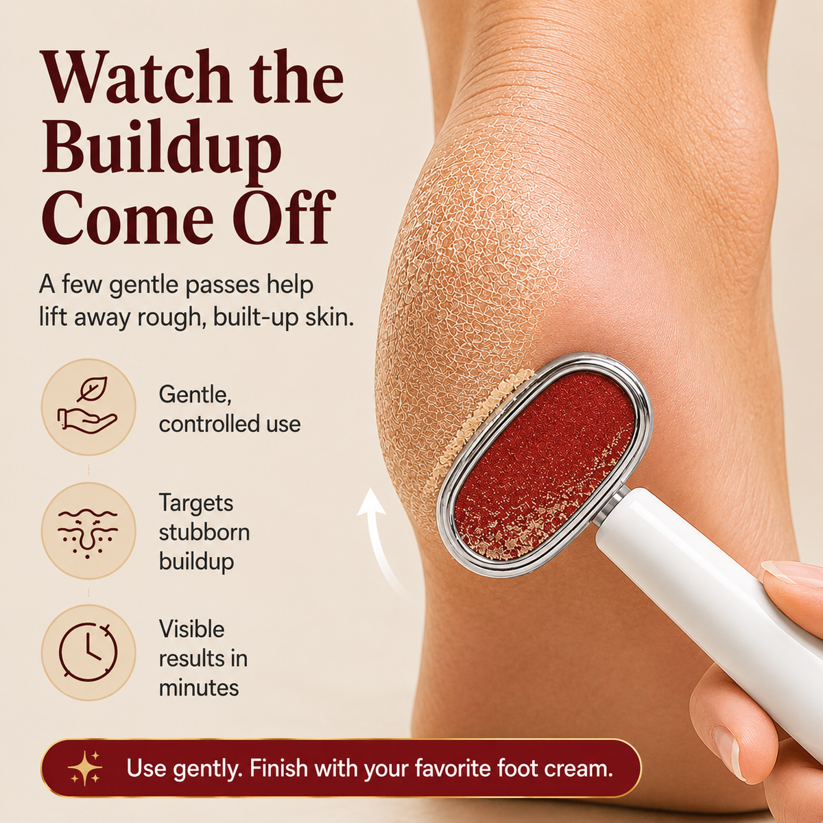 Dual‑Sided Foot Callus Stick