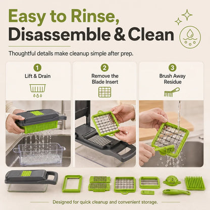 12-in-1 Vegetable Chopper & Slicer — Faster, Easier Meal Prep