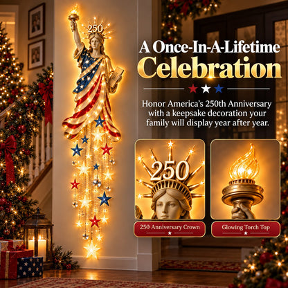 🗽 Liberty 250 Starfall™ – Celebrate America’s 250th With a Glowing Patriotic Wall Display