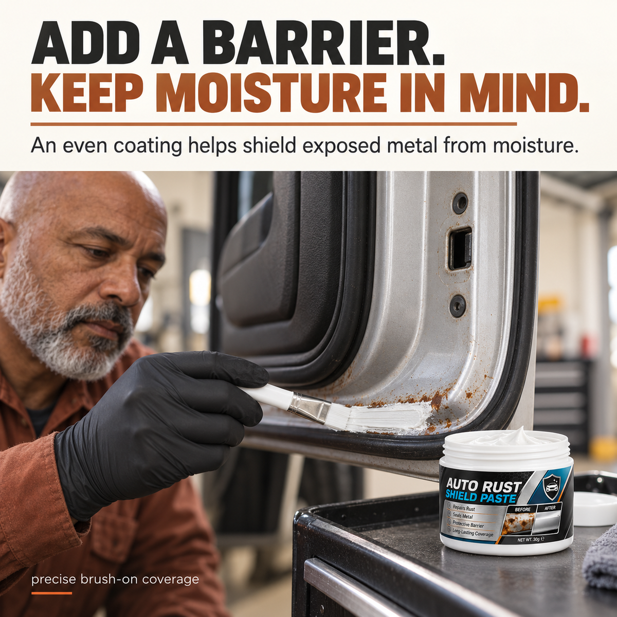 🚗Car Metal Rust Repair Paste‑ Auto Rust Shield