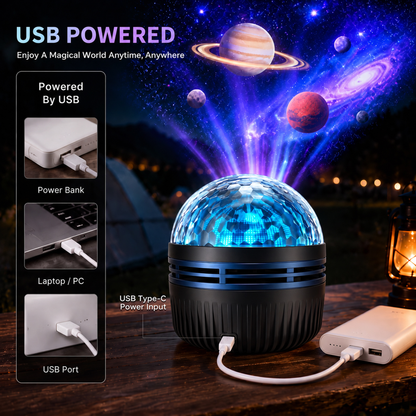 🔥 HOT DEAL 55% OFF | 360° Galaxy Projector – Transform Your Room After Dark