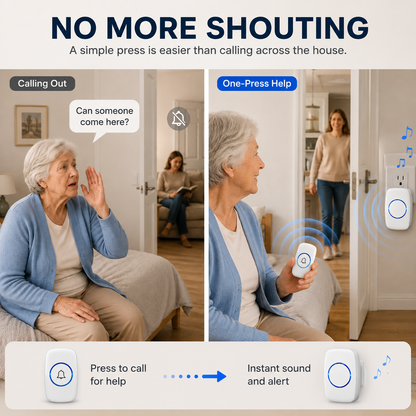 Wireless Family Call Doorbell One Press Brings Family Closer