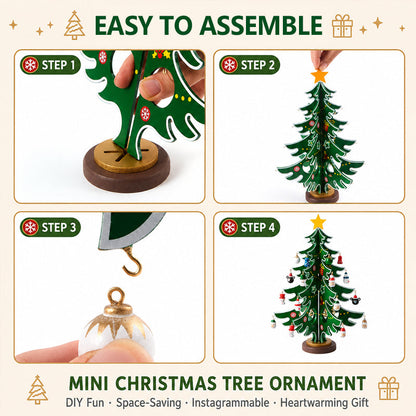🎄 DIY Wooden Christmas Tree Ornament
