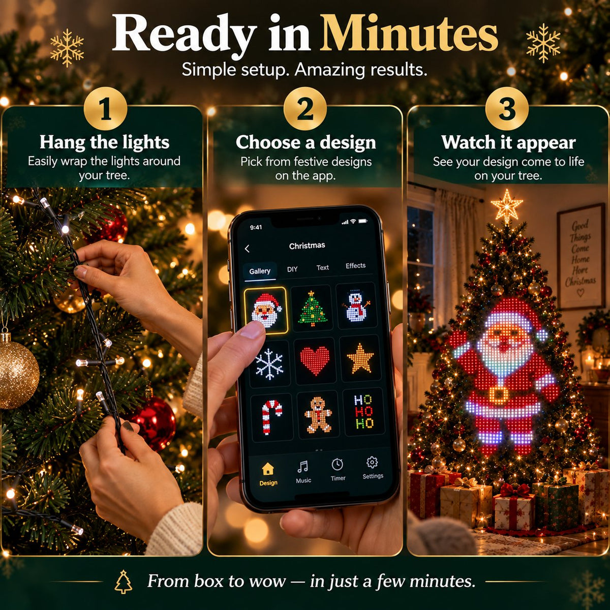 🎄 Smart Christmas Tree Lights – Turn Your Tree Into a Living Light Show