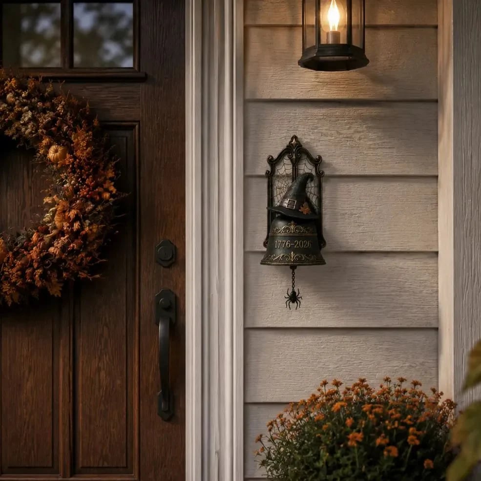Halloween Gothic Liberty Bell Wall Decor