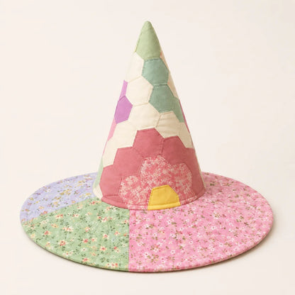🧙‍♀️ ✨ Quilted Patchwork Witch Hat – Choose Your Magical Pattern