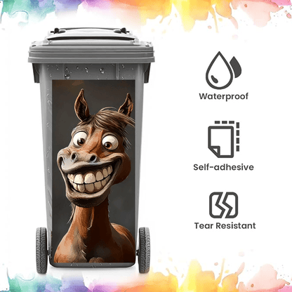 ⏳ Last Day 49% OFF – Creative Trash Can Sticker with Colourful Cartoon✨