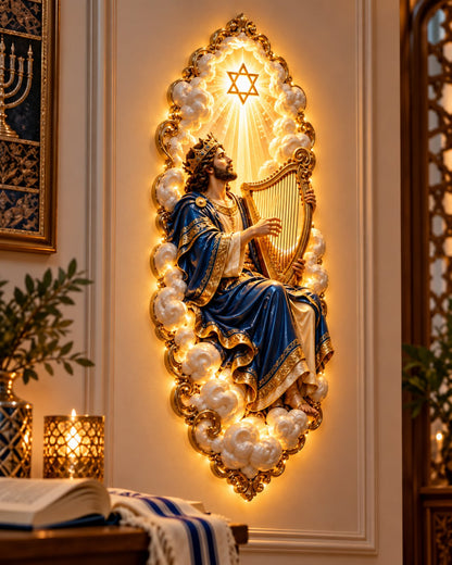 ✡️Jewish Heritage Illuminated Wall Art – High Priest Inspired Design