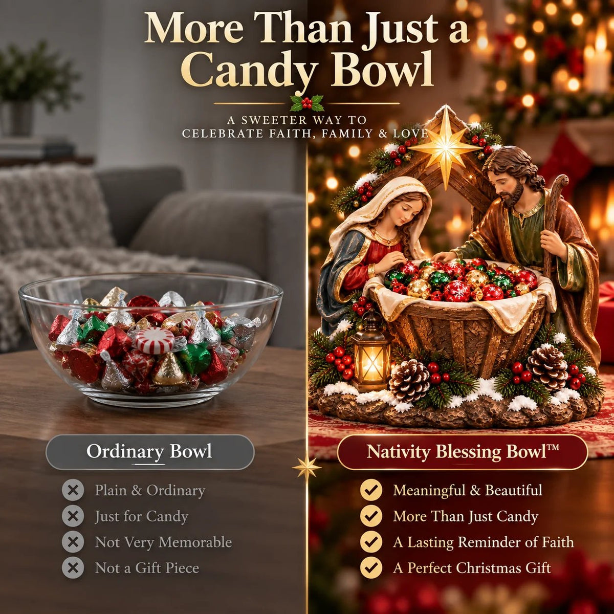 ✨Last Day 49% OFF✝️✨ Nativity Blessing Bowl