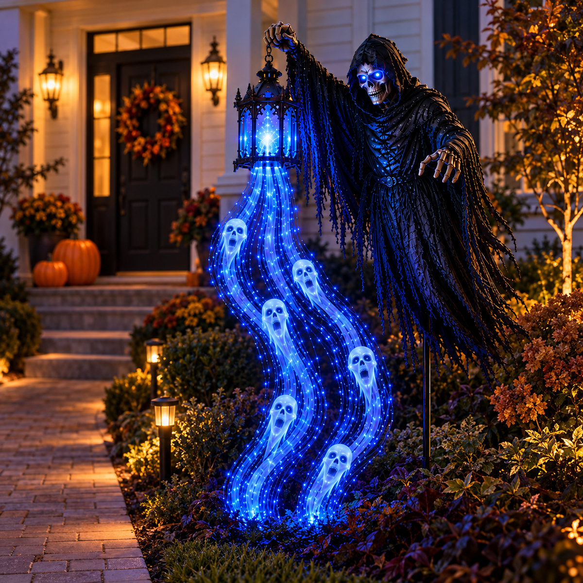 🔥💀Halloween Soul Harvester Animated Garden Light