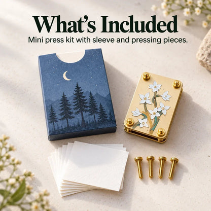 🌸✨Mini Embossing Tool  (Comes with 20 Sheets of Special Paper + Wrench)