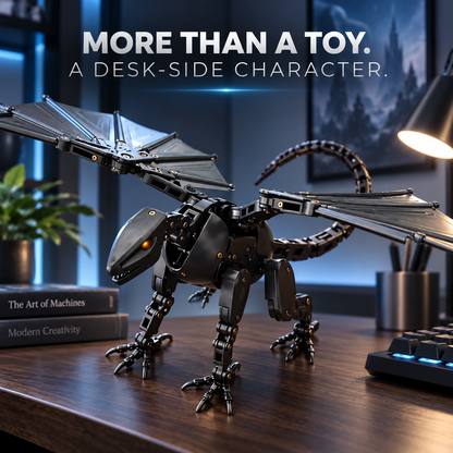 🔥Hot Sale - 50% OFF🔥This Egg Transforms Into a Dragon 🐉 – 2-in-1 Mechanical Dragon Figure