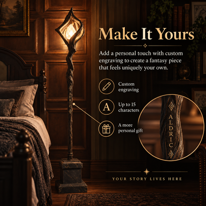 ✨ Wizard’s Light™ – Detachable Fantasy Staff Lamp with Magical Glow