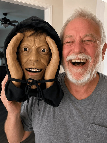 👀 Realistic Halloween Window Peeper – 10.2" Suction Cup Prank Decoration
