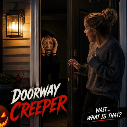 👀 Realistic Halloween Window Peeper – 10.2" Suction Cup Prank Decoration