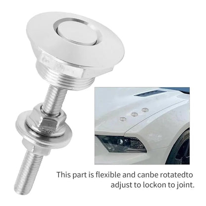 ⚡ 4-Piece Quick-Release Push Button Latch Kit – Secure Hood, Bumper & Panels in Seconds