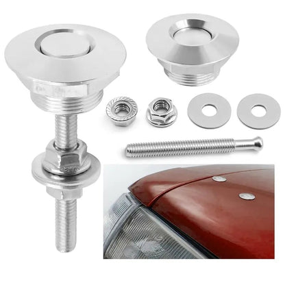 ⚡ 4-Piece Quick-Release Push Button Latch Kit – Secure Hood, Bumper & Panels in Seconds