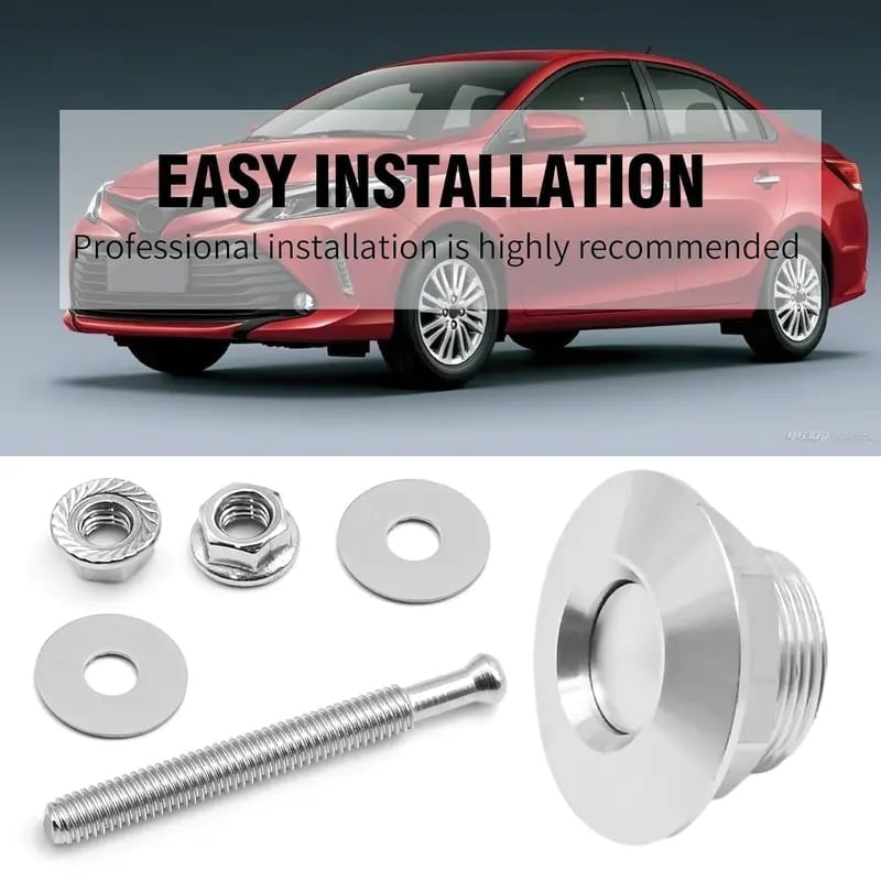 ⚡ 4-Piece Quick-Release Push Button Latch Kit – Secure Hood, Bumper & Panels in Seconds