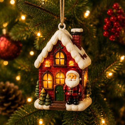 🔥Hot Sale - 50% OFF🔥🎄 Mini Christmas Village™ Light-Up Resin Ornament Collection