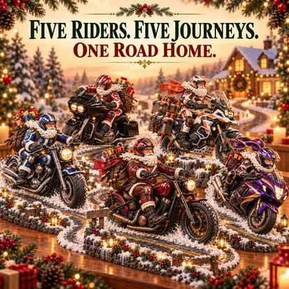 🎄 Christmas Hot Sale - 50% OFF🏍️🎅 Santa’s Ride Home – Christmas Motorcycle Keepsake Collection💨