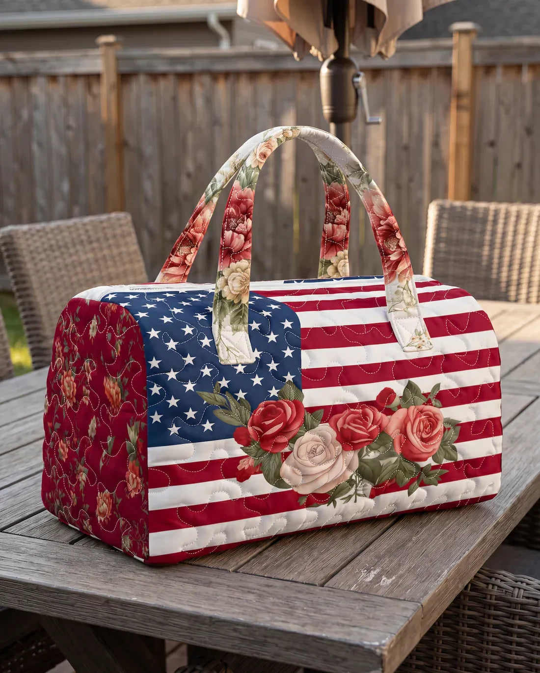 Handmade Quilted USA Tote Bag 🇺🇸 Proudly American-made💖