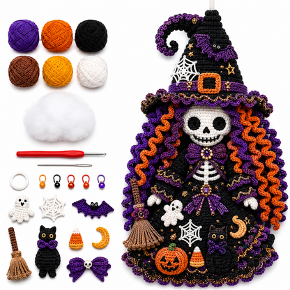 🔥 HOT SALE 🔥⏳ NEW ARRIVAL – 49% OFF – 🧶 DIY Seasonal 3D Crochet Door Hanger Kit