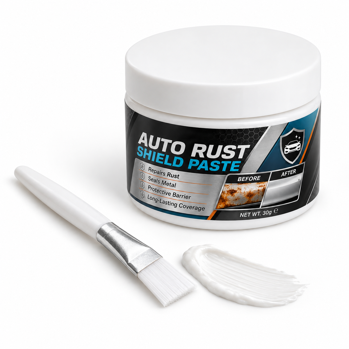 🚗Car Metal Rust Repair Paste‑ Auto Rust Shield