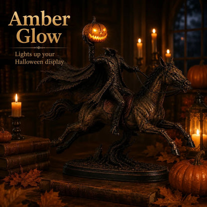 Midnight Chase Headless Horseman LED Statue - Halloween Decor