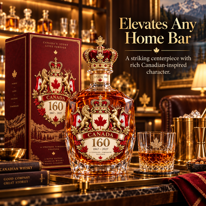 🍁 Canada 160 Heritage Decanter™ – 1867–2027 Commemorative Collector Bottle